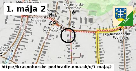 1. mája 2, Krásnohorské Podhradie