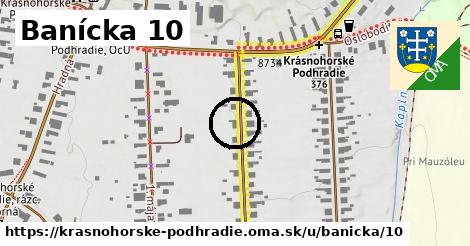 Banícka 10, Krásnohorské Podhradie