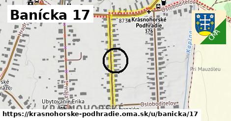 Banícka 17, Krásnohorské Podhradie