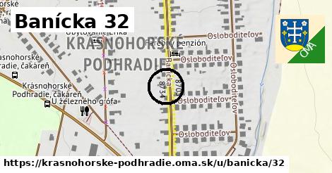 Banícka 32, Krásnohorské Podhradie