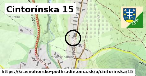 Cintorínska 15, Krásnohorské Podhradie