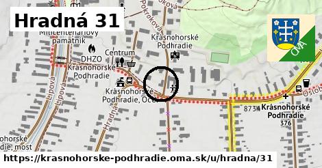 Hradná 31, Krásnohorské Podhradie