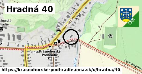 Hradná 40, Krásnohorské Podhradie