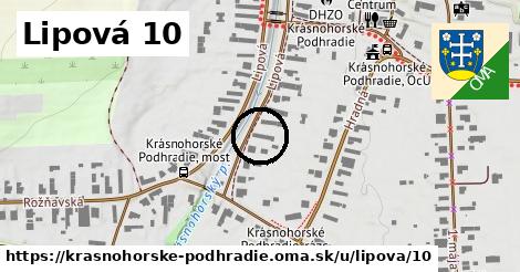 Lipová 10, Krásnohorské Podhradie