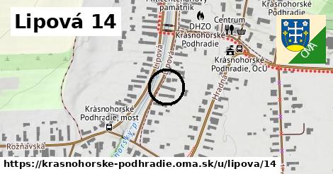 Lipová 14, Krásnohorské Podhradie