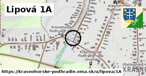 Lipová 1A, Krásnohorské Podhradie