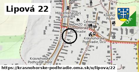 Lipová 22, Krásnohorské Podhradie