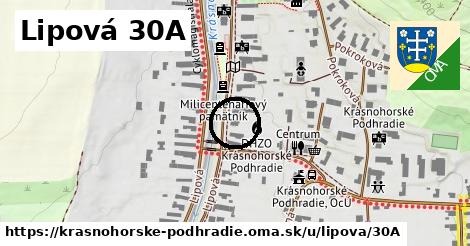 Lipová 30A, Krásnohorské Podhradie