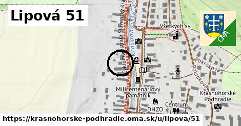 Lipová 51, Krásnohorské Podhradie