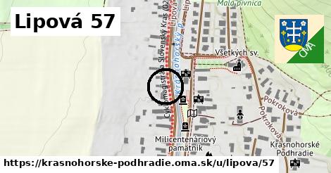 Lipová 57, Krásnohorské Podhradie