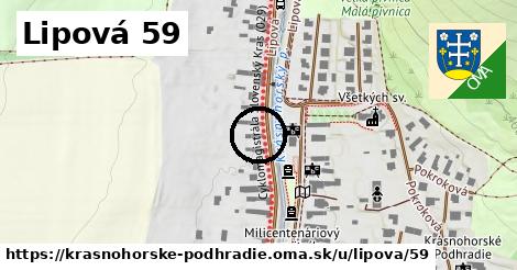 Lipová 59, Krásnohorské Podhradie