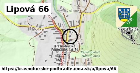 Lipová 66, Krásnohorské Podhradie