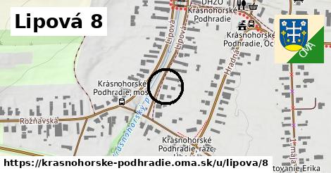 Lipová 8, Krásnohorské Podhradie