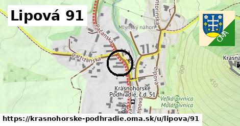 Lipová 91, Krásnohorské Podhradie