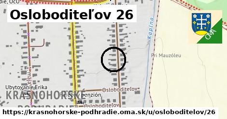 Osloboditeľov 26, Krásnohorské Podhradie