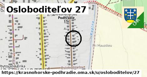 Osloboditeľov 27, Krásnohorské Podhradie
