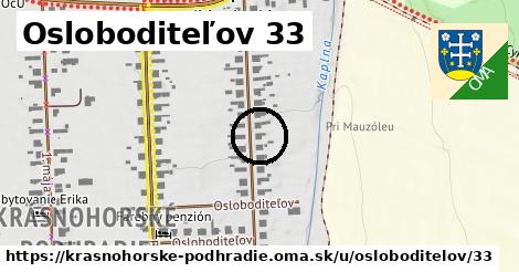 Osloboditeľov 33, Krásnohorské Podhradie