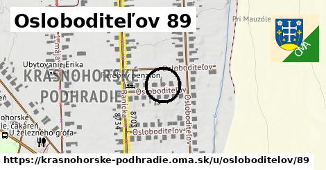 Osloboditeľov 89, Krásnohorské Podhradie