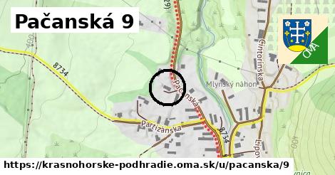 Pačanská 9, Krásnohorské Podhradie