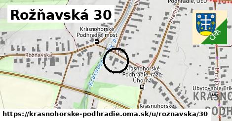 Rožňavská 30, Krásnohorské Podhradie