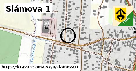 Slámova 1, Kravaře