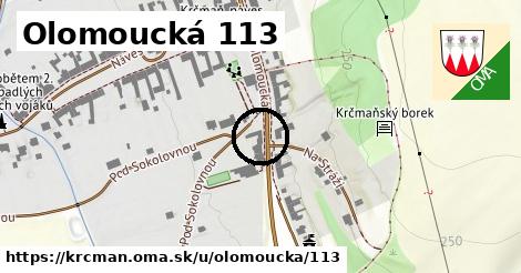 Olomoucká 113, Krčmaň