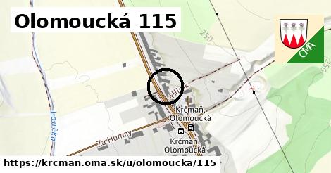 Olomoucká 115, Krčmaň