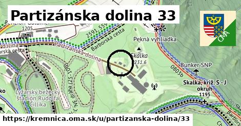 Partizánska dolina 33, Kremnica