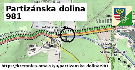 Partizánska dolina 981, Kremnica