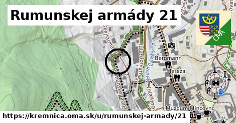 Rumunskej armády 21, Kremnica