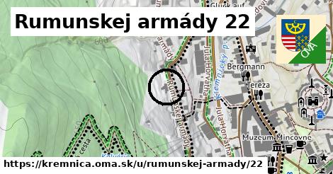 Rumunskej armády 22, Kremnica