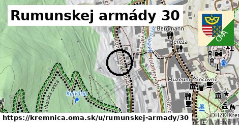 Rumunskej armády 30, Kremnica