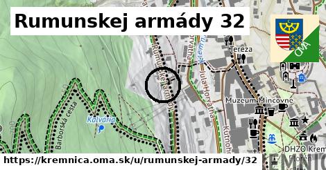 Rumunskej armády 32, Kremnica