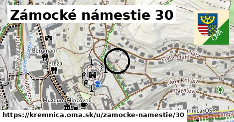 Zámocké námestie 30, Kremnica