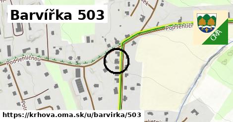 Barvířka 503, Krhová