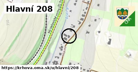 Hlavní 208, Krhová