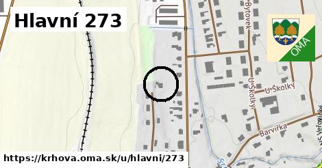 Hlavní 273, Krhová