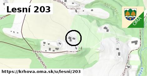 Lesní 203, Krhová