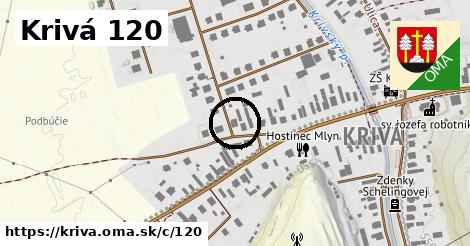 Krivá <span class="supisne">120</span>