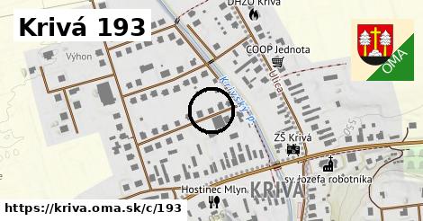 Krivá <span class="supisne">193</span>
