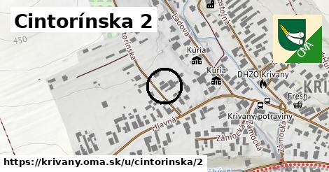 Cintorínska 2, Krivany