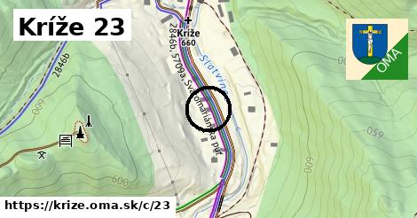 Kríže <span class="supisne">23</span>