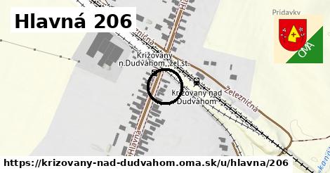 Hlavná 206, Križovany nad Dudváhom