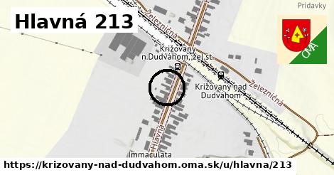 Hlavná 213, Križovany nad Dudváhom