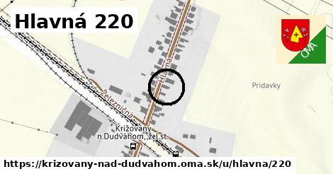 Hlavná 220, Križovany nad Dudváhom