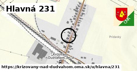 Hlavná 231, Križovany nad Dudváhom