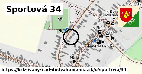 Športová 34, Križovany nad Dudváhom