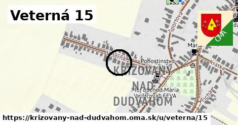 Veterná 15, Križovany nad Dudváhom