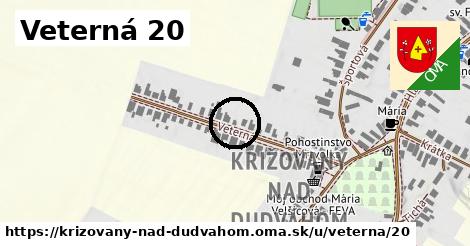 Veterná 20, Križovany nad Dudváhom