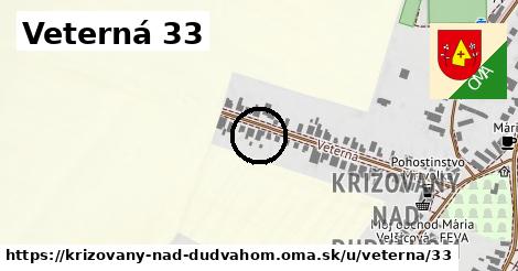 Veterná 33, Križovany nad Dudváhom